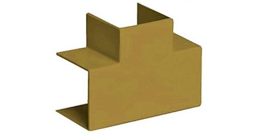 Тройник накладной 90° для кабель-канала 25х16мм (коричневый) Ruvinil