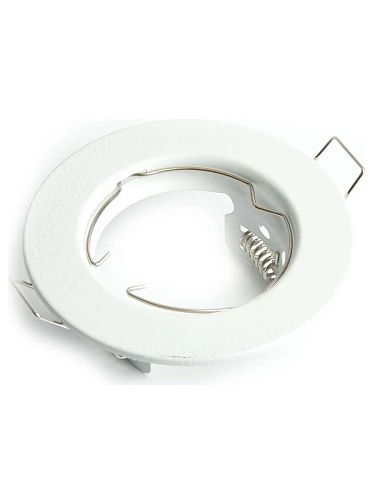 Светильник точечный неповоротный FERON dl10 mr16 50w G5.3 80х25 мм белый матовый