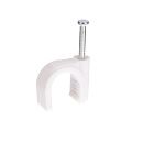 Скоба для крепления кабеля круглая СПК-14мм с гвоздем 50шт