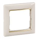 Рамка 1 пост (слоновая кость/золото) Valena Classic Legrand (774151) Рамка 1 пост (слоновая кость/золото) Valena Classic Legrand (774151)