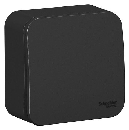 Переключатель ОУ 1кл схема 6 с изолирующей пластиной (антрацит) BLANCA SE