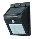 Светильник светодиодный уличный с солнечной панелью с датчиком движения фасадный COB 18LED Светильник светодиодный уличный с солнечной панелью с датчиком движения фасадный COB 18LED