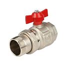 Кран шаровой 1 1/4 ВР/НР с накидной гайкой (ручка бабочка) полнопроходной IDEAL 098  ITAP Кран шаровой 1 1/4 ВР/НР с накидной гайкой (ручка бабочка) полнопроходной IDEAL 098  ITAP