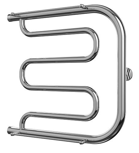 Полотенцесушитель водяной нержавеющая сталь Фокстрот 500х600 осевое расстояние 50см 1" Terminus