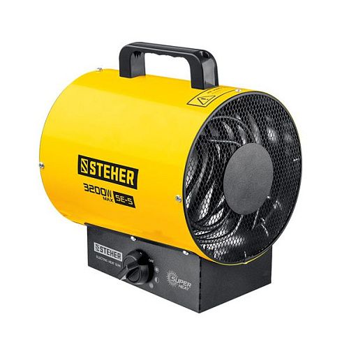 Тепловая пушка 3кВт 3200Вт 220В 260м3/час 35м2 STEHER