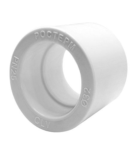 Муфта  PP-R  32 мм белая РОСТерм профи PR-M32 (50)