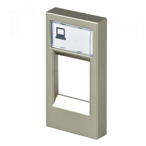 Накладка для 1 разъёма 1-модульная 2017/2018.  N2118.1 CV (шампань) Zenit ABB