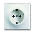Розетка SCHUKO 16А 250В (белый бархат) 2011-0-3890 Impuls ABB