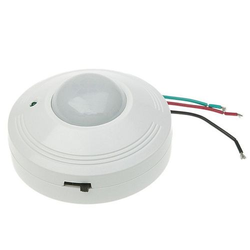 Датчик движения потолочный LX-20B 1200Вт 360° 6м IP20 белый Camelion