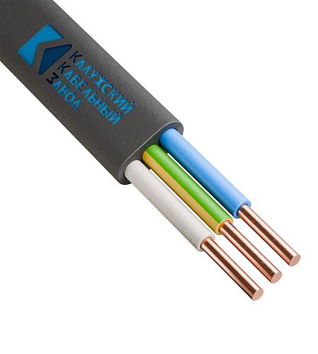 Кабель силовой ВВГ-Пнг(А)-LS 3х6.0 Калужский кабельный завод (ККЗ) (ГОСТ)