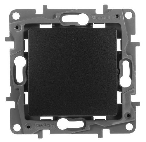 Выключатель 1кл автоматические клеммы (антрацит) Etika Legrand/Daccord/ИЭК (672601)