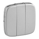 755037 Клавиша выключателя 3кл (алюминий) Valena Allure Legrand