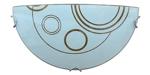 Светильник накаливания настенно-потолочный Галлактика 2601 1хЕ27 Ø300мм IP20 Декор полукруг