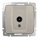 Розетка СУ TV без рамки (серебро) Carmen VI-KO