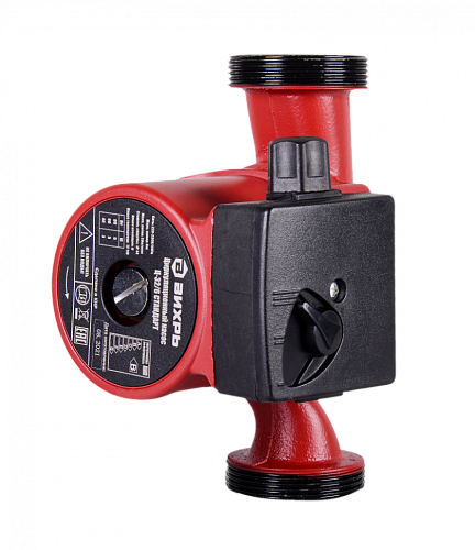 Насос циркуляционный для отопления Ц-32/6 СТАНДАРТ 180мм (3-х скоростной 90/60/40Вт) ВИХРЬ 