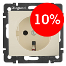 Розетка с заземлением с защитными шторками (слоновая кость) Valena Classic Legrand/Daccord (774321) Розетка с заземлением с защитными шторками (слоновая кость) Valena Classic Legrand/Daccord (774321)