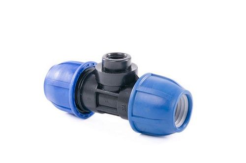 Тройник с внутренней резьбой 20х1/2" РосТурПласт 11598