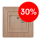 Розетка PC RJ45 (сосна) Intro Solo ЭРА (4-303-11)