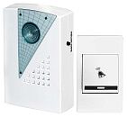 Звонок беспроводной Полонез ПЛ-01Б с цифровой кодировкой 32 мелодии дальность 150м 2ААх1.5В с кнопкой (белый) Тритон