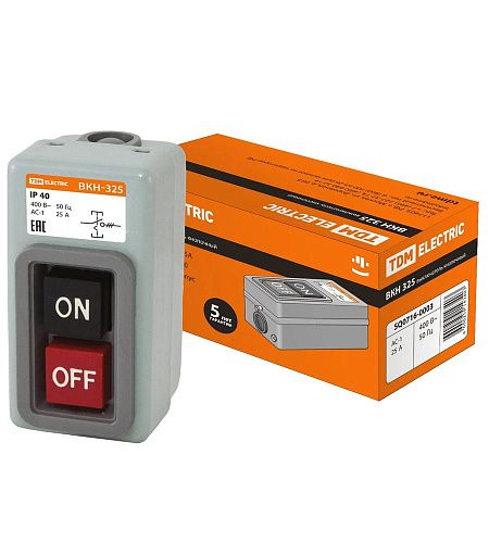 Пост кнопочный ВКН-325 3Р 25А 230/400В IP40 TDM