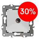 Розетка TV (белый) Эра12 ЭРА (12-3101-01)