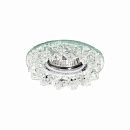 Светильник точечный неповоротный BOHEMIA 51 33 70 50Вт GU5.3 Ø90х15мм Øотв.60мм IP20 ITALMAC прозрачное зеркало