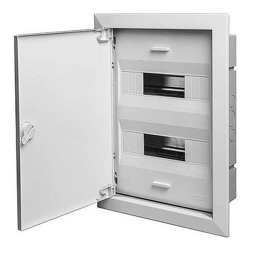 Щит распределительный встраиваемый ЩРВ-24 замок 1дверь 2ряда 430х325х103мм Рувинил