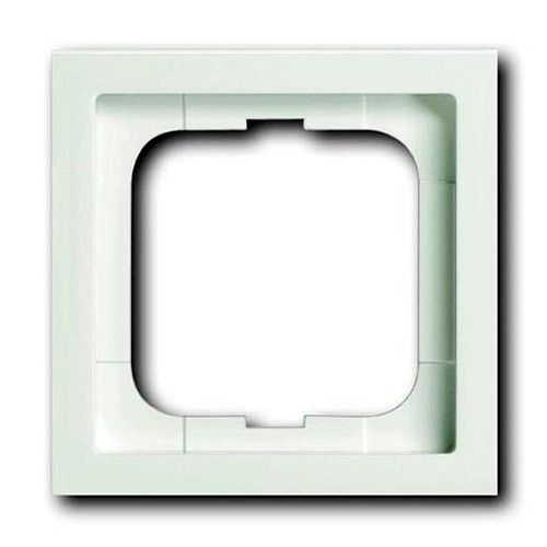 BJE Рамка 1 пост (белый бархат) Future Linear АВВ (1754-0-4531)