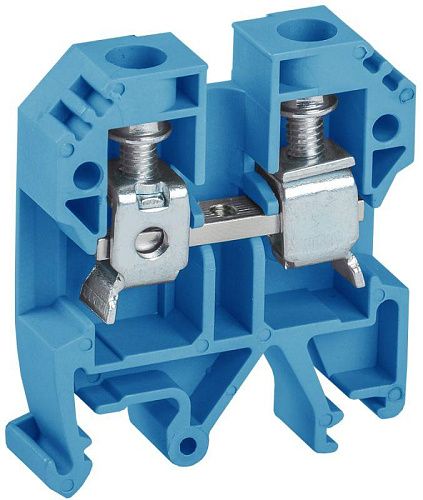 Клемма винтовая КВИ-10мм2 (синий) ИЭК