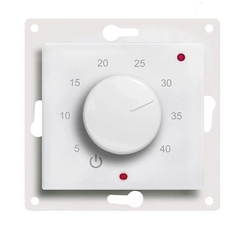 Регулятор температуры ТР-03 в рамки Валена Классик (с датчиком пола) (белый) Эрголайт NEW!