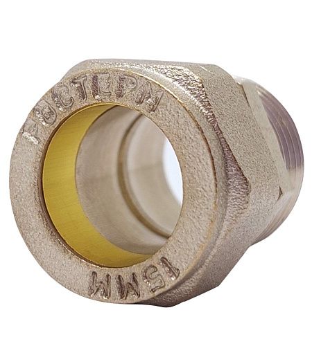 Адаптер РОСТерм 15х1/2" НР для медных трубок