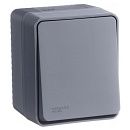 Выключатель ОУ 1кл 10АХ IP54 (антрацит) AtlasDesign Profi54 SE