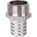 Штуцер никелированный НР 1"х25 STOUT