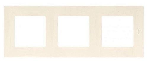 Рамка 3 поста (слоновая кость) Etika Legrand/Daccord/ИЭК (672513)