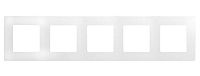 Рамка 5 постов (белый) Etika Legrand/Daccord/ИЭК (672505) Рамка 5 постов (белый) Etika Legrand/Daccord/ИЭК (672505)