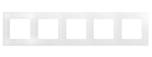 Рамка 5 постов (белый) Etika Legrand/Daccord/ИЭК (672505)
