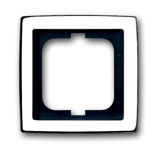 BJE Рамка 1 пост (глянцевый хром) Solo/future 1754-0-4538