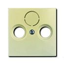 Накладка TV розетки TV/FM/SAT (слоновая кость) Basic 55 (1743-92) ABB Накладка TV розетки TV/FM/SAT (слоновая кость) Basic 55 (1743-92) ABB