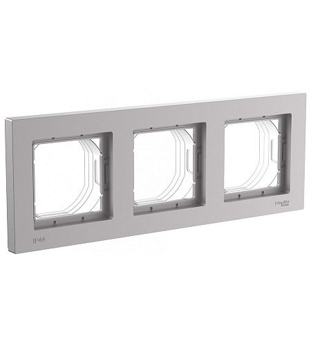 Рамка 3 поста IP44 (алюминий) ATLASDESIGN AQUA SE