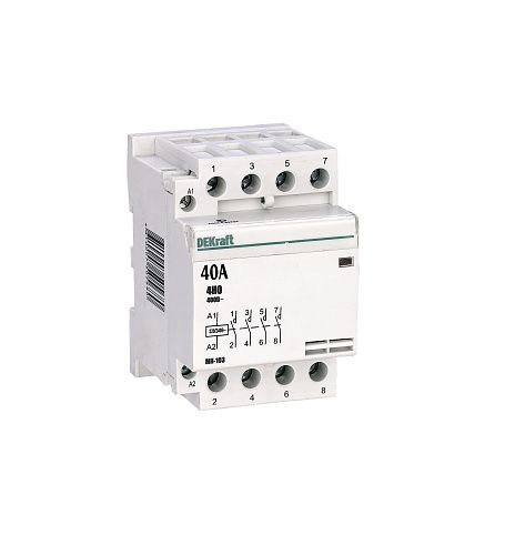 Контактор модульный МК-103 4НО 40А 230В DEKraft (18081DEK)