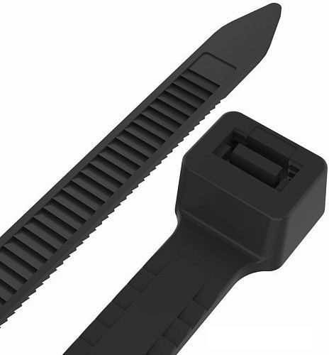 Хомут нейлоновый 3.6х200 (черный) REXANT 100шт