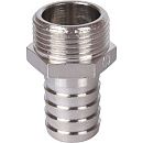 Штуцер никелированный НР 3/4"х20 STOUT