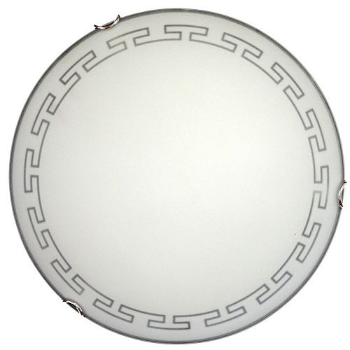 Светильник накаливания настенно-потолочный Этруска 2417 1хЕ27 Ø250мм IP20 Декор круг глянец