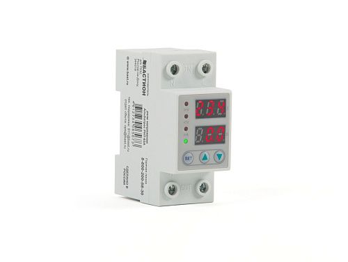 Реле напряжения РНТ-63А Альбатрос 220В 2 модуля на DIN-рейку БАСТИОН