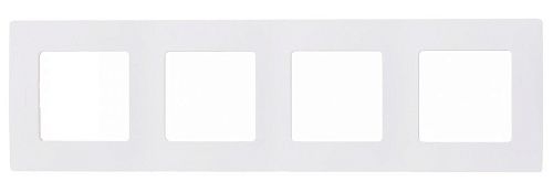 Рамка 4 поста (белый) Etika Legrand/Daccord/ИЭК (672504)