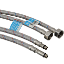 Подводка для смесителя (пара)  100 см 1/2"хМ10 (нерж. сталь) с ПВХ покр TР-сантехника 02.015-100 Подводка для смесителя (пара)  100 см 1/2"хМ10 (нерж. сталь) с ПВХ покр TР-сантехника 02.015-100