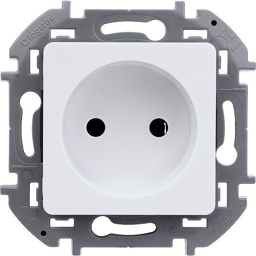 Розетка 2К (белый) INSPIRIA Legrand/Daccord (673710)