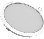 Светильник светодиодный встраиваемый ECOCLASS DL 840 WT 13Вт 4000K 1235Лм Ø165х42мм IP44 LEDVANCE белый круг матовый