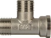 Тройник никелированный ВНН 1/2" TERMA 06108