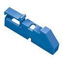 Изолятор для шины N "ноль" DIN (синий)